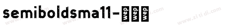 semiboldsma11字体转换