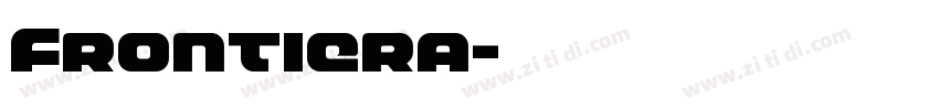 Frontiera字体转换