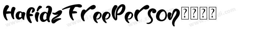 HafidzFreePerson字体转换