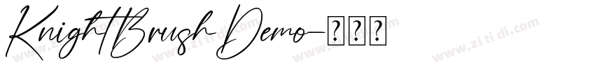 KnightBrushDemo字体转换