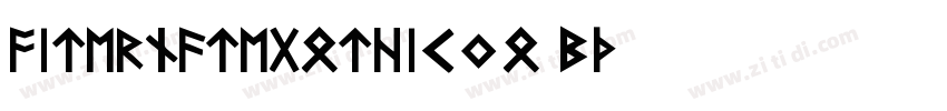 AiternateGothicNo2BT字体转换