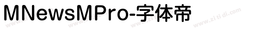 MNewsMPro字体转换