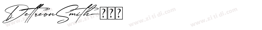 DettreonSmith字体转换