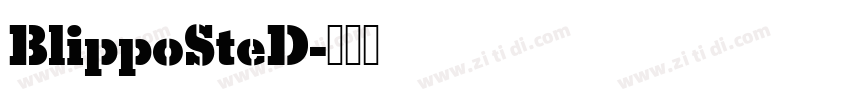 BlippoSteD字体转换