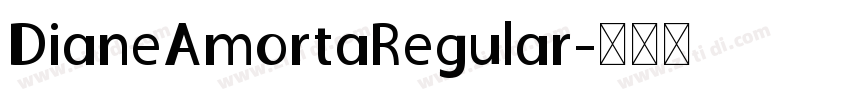 DianeAmortaRegular字体转换