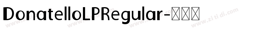 DonatelloLPRegular字体转换
