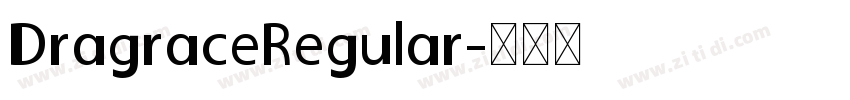 DragraceRegular字体转换