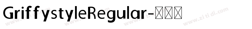 GriffystyleRegular字体转换