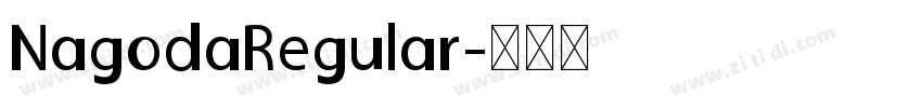 NagodaRegular字体转换