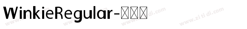 WinkieRegular字体转换