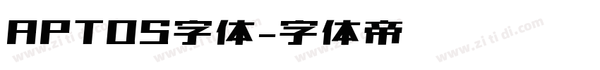 APTOS字体字体转换