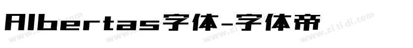 Albertas字体字体转换