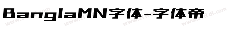 BanglaMN字体字体转换