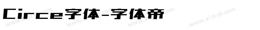 Circe字体字体转换