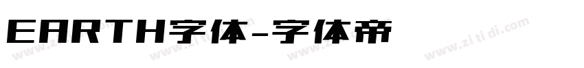 EARTH字体字体转换