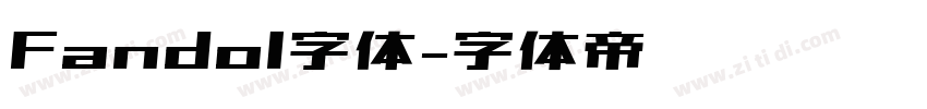 Fandol字体字体转换
