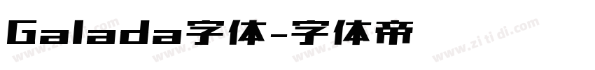 Galada字体字体转换