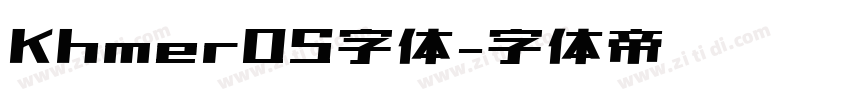 KhmerOS字体字体转换