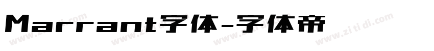 Marrant字体字体转换