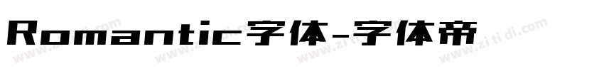 Romantic字体字体转换