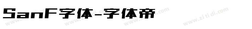 SanF字体字体转换