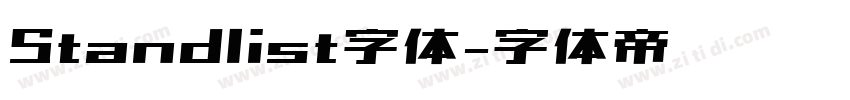 Standlist字体字体转换