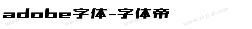 adobe字体字体转换