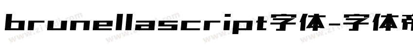 brunellascript字体字体转换