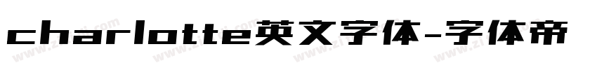 charlotte英文字体字体转换
