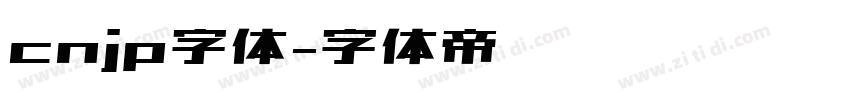 cnjp字体字体转换