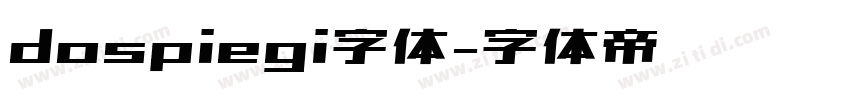 dospiegi字体字体转换