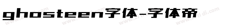 ghosteen字体字体转换