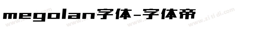 megolan字体字体转换