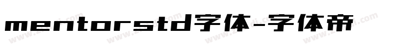 mentorstd字体字体转换