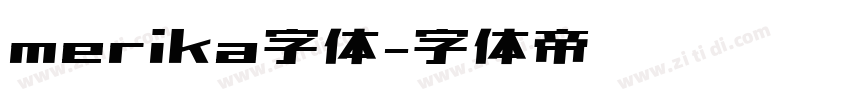 merika字体字体转换