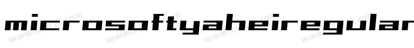 microsoftyaheiregular字体下载字体转换