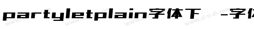 partyletplain字体下载字体转换