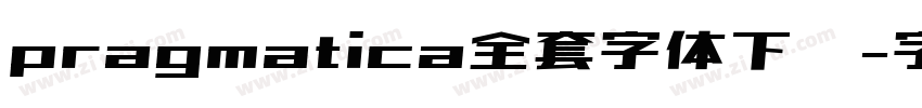 pragmatica全套字体下载字体转换