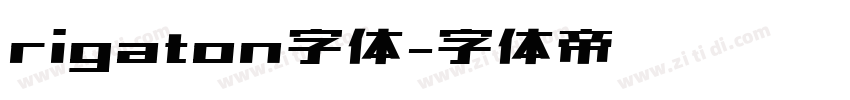 rigaton字体字体转换