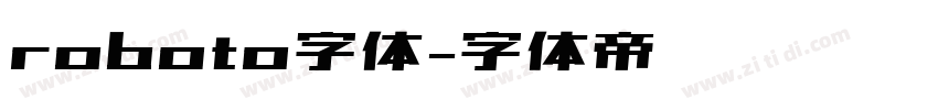roboto字体字体转换