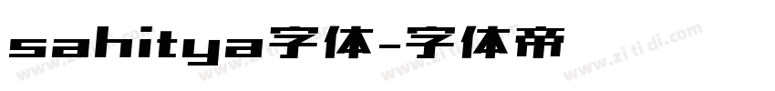 sahitya字体字体转换