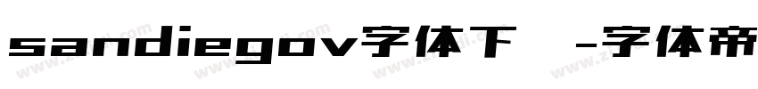 sandiegov字体下载字体转换