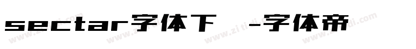 sectar字体下载字体转换