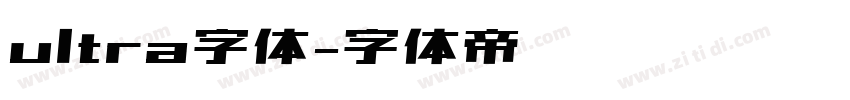 ultra字体字体转换