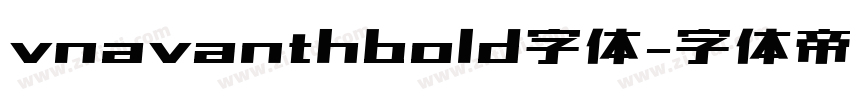 vnavanthbold字体字体转换