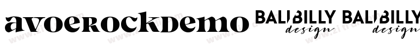 AvoerockDemo字体转换 AvoerockDemo字体转换