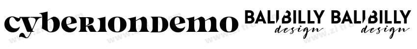 CyberionDemo字体转换