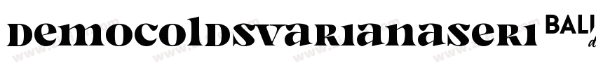 DemoColdsVarianaSeri字体转换 DemoColdsVarianaSeri字体转换