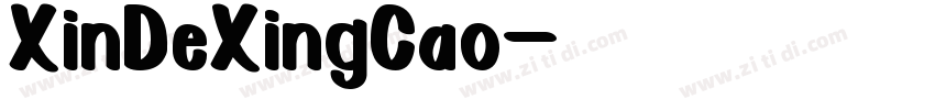 XinDeXingCao字体转换