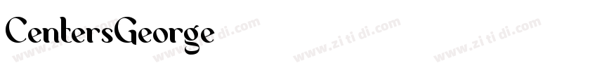 CentersGeorge字体转换